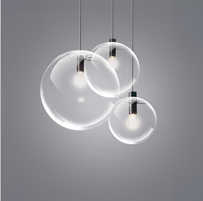 Rodano Glass Stone Pendant Light | Lighting | NordicAbode.com