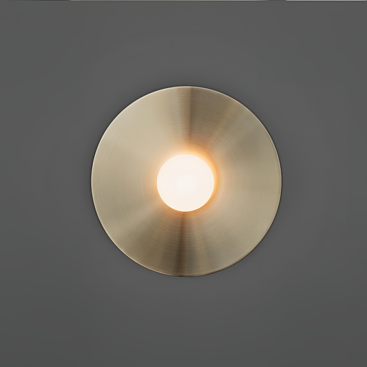 Sole Frosted Glass LED Wall Light | Lighting | NordicAbode.com
