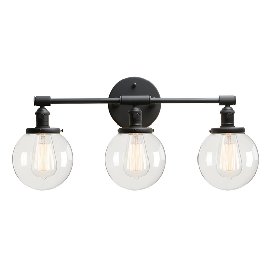 Carlo Vintage Industrial 3-Light Wall Sconce | Lighting | NordicAbode.com