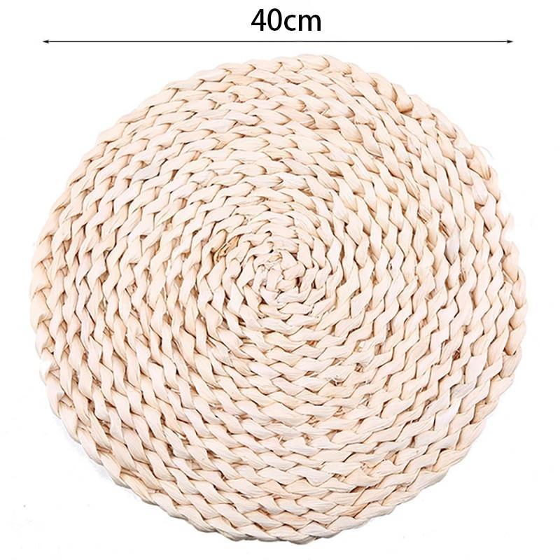 Dining Table Woven Ivory Mat - Nordic Side - diningroom, kitchen
