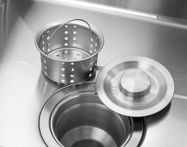 Vertigo - Stainless Steel Double Kitchen Sink - Nordic Side - 11-26, kitchen, modern-pieces, sink