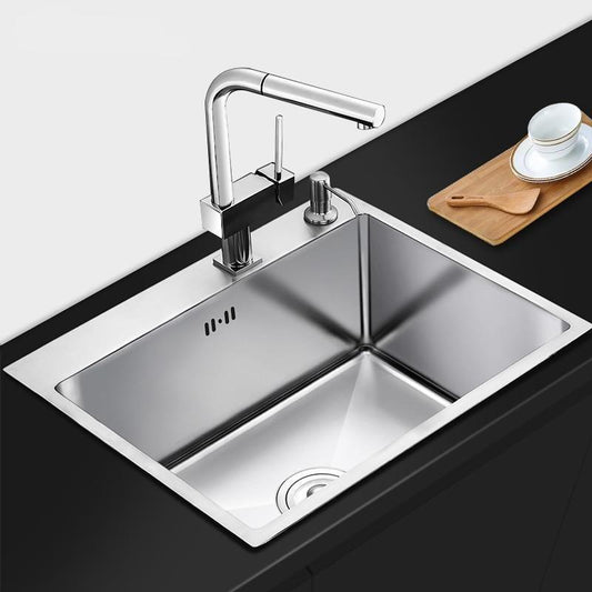 Brantley - Single Handmade Stainless Steel Kitchen Sink