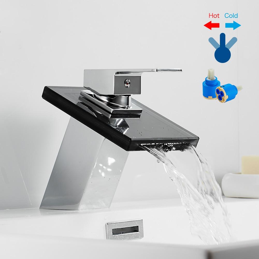 Belva - Solid Glass Bathroom Mixer Faucet - Nordic Side - 03-26, best-selling, modern-pieces