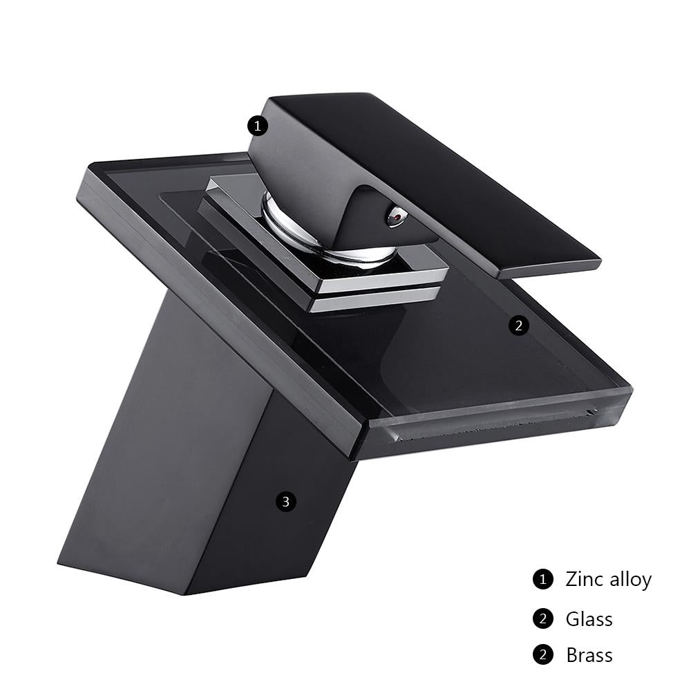 Belva - Solid Glass Bathroom Mixer Faucet - Nordic Side - 03-26, best-selling, modern-pieces