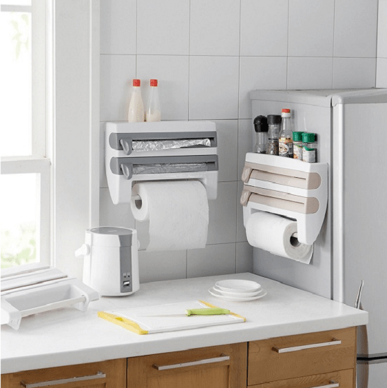 4-in-1 Kitchen Roll Holder Dispenser - Nordic Side - Cooking, Cool, Cool Invention, Cool Invention Factory, Decoration, Everyday Essentials, Tool, Tools, we truly believe we make some of the 