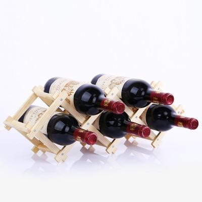 Foldable Wooden Wine Bottle Rack - Nordic Side - 
