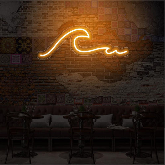 'Wave' LED Neon Wall Decor