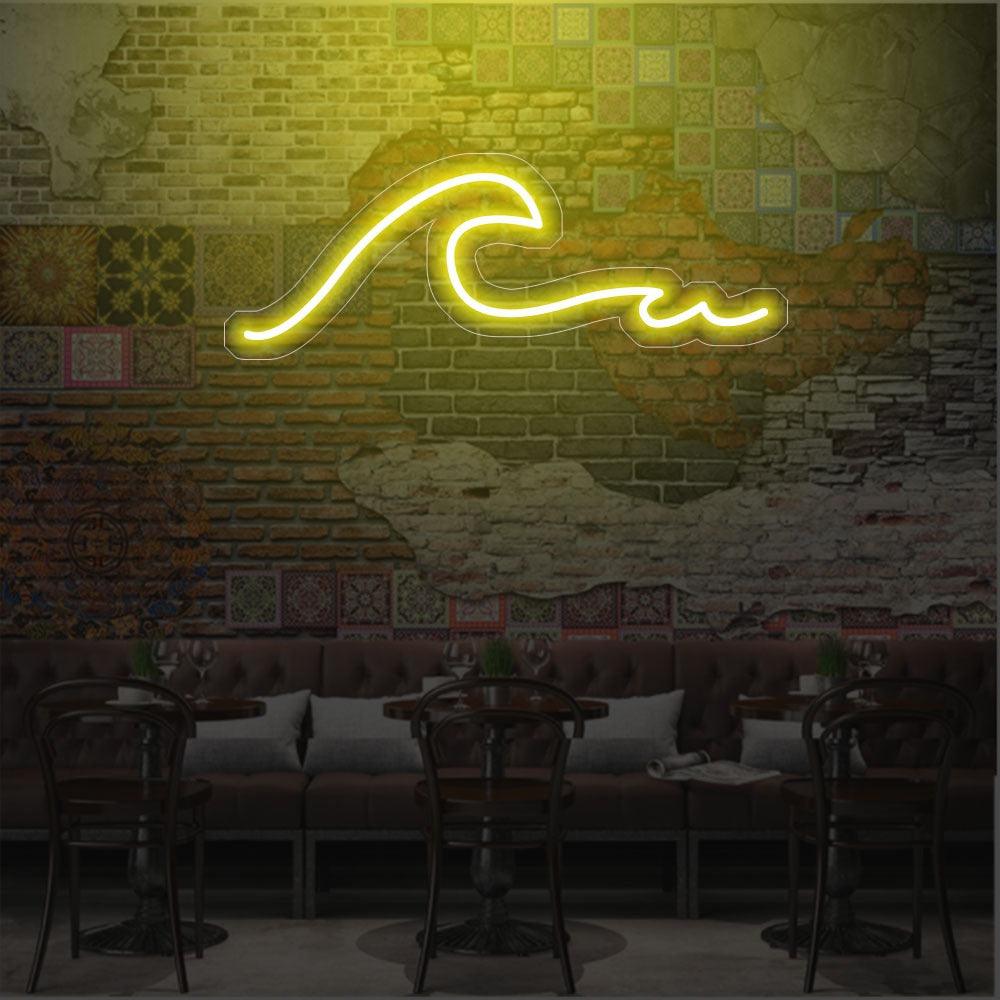 'Wave' LED Neon Wall Decor
