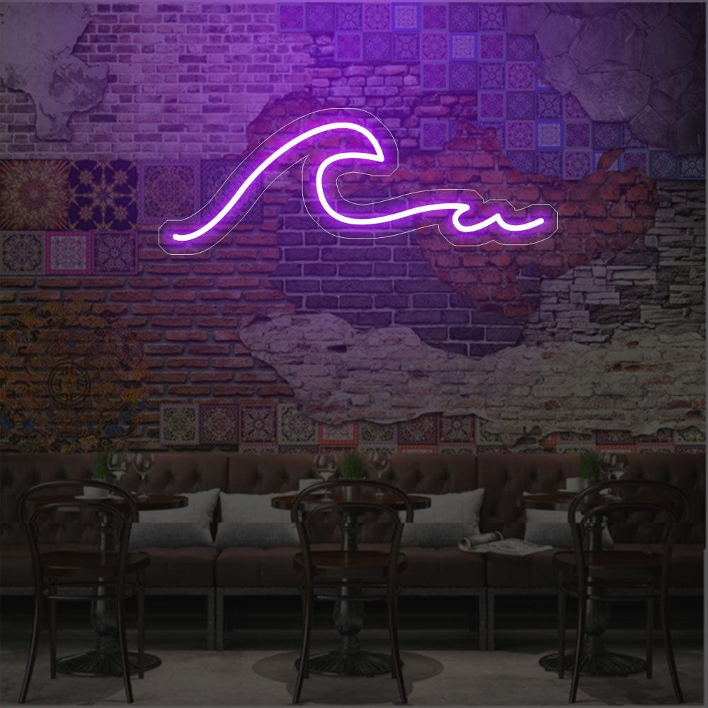 'Wave' LED Neon Wall Decor