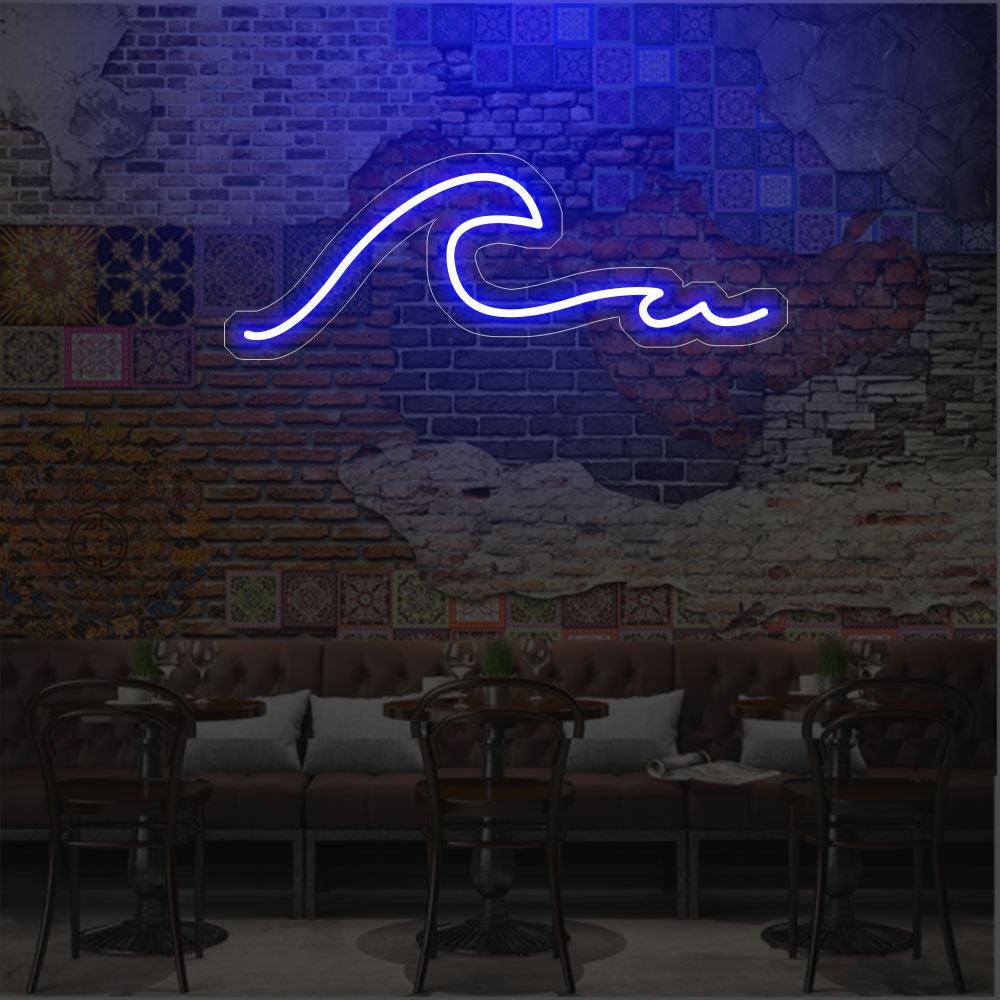 'Wave' LED Neon Wall Decor