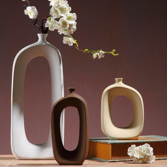 Zen Aerial Ceramic Vase Set